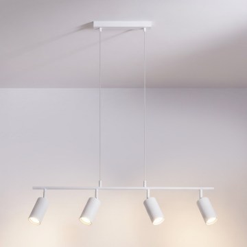 Brilagi - Luster na sajli SELE 4xGU10/30W/230V bela