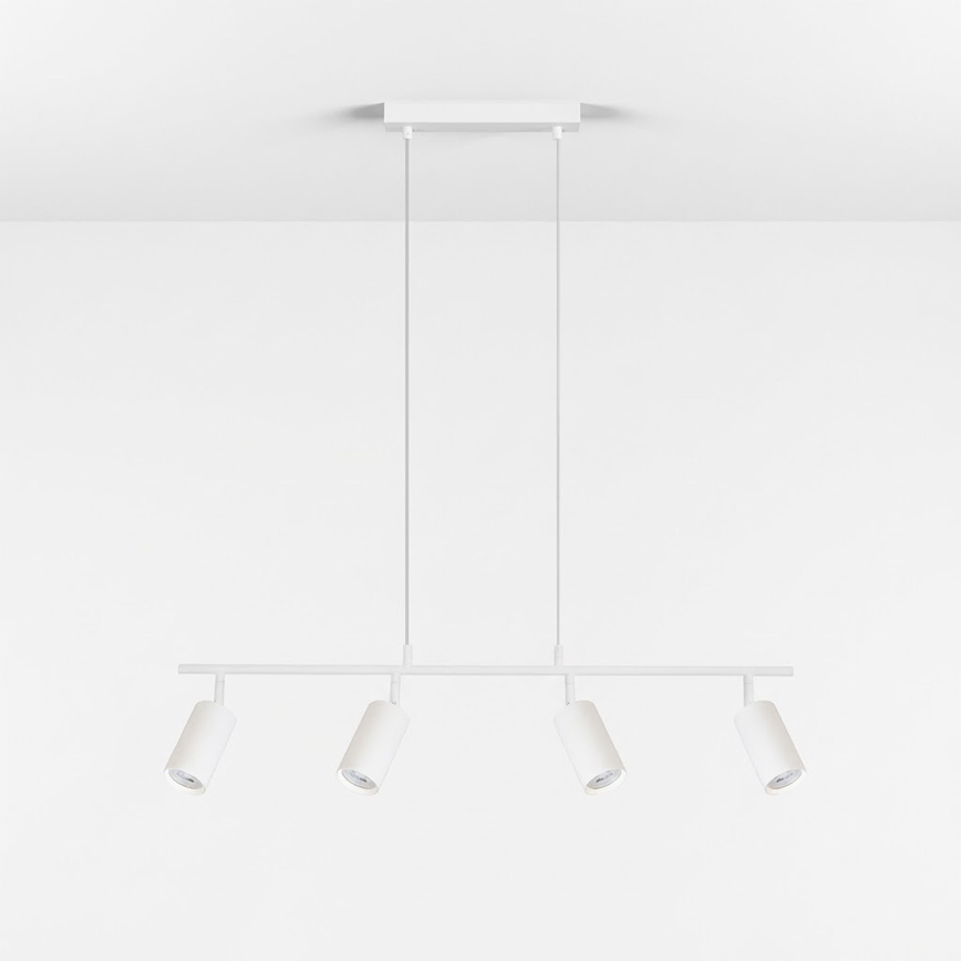 Brilagi - Luster na sajli SELE 4xGU10/30W/230V bela