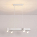 Brilagi - Luster na sajli SELE 4xGU10/30W/230V bela