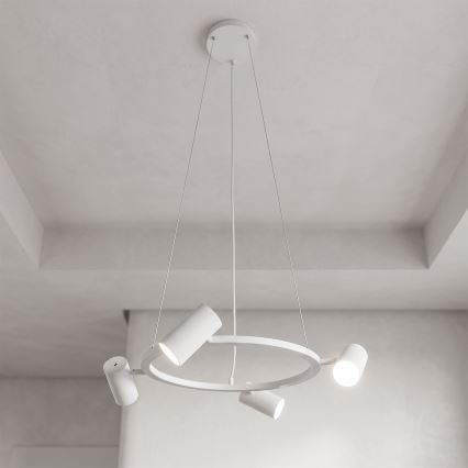 BRILAGI - Luster na sajli SELE 4xGU10/30W/230V bela
