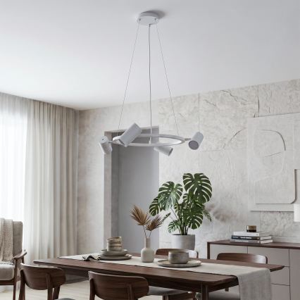 BRILAGI - Luster na sajli SELE 4xGU10/30W/230V bela