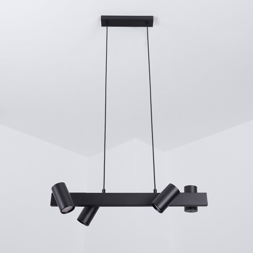 BRILAGI - Luster na sajli SELE 4xGU10/30W/230V crna