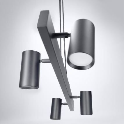 BRILAGI - Luster na sajli SELE 4xGU10/30W/230V crna