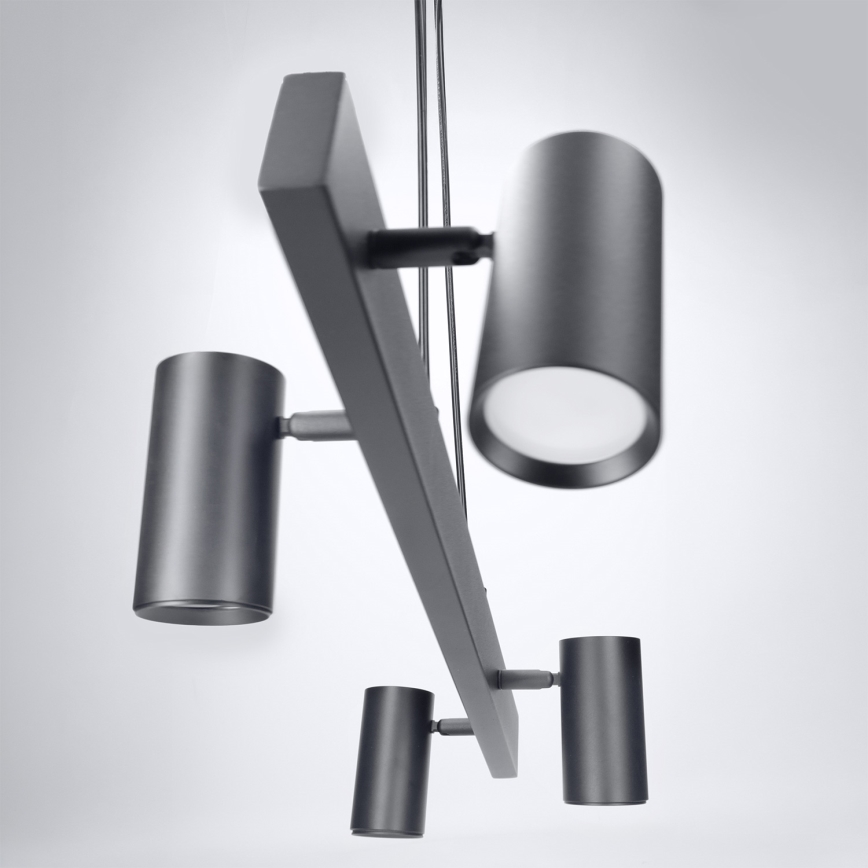 BRILAGI - Luster na sajli SELE 4xGU10/30W/230V crna