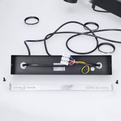 BRILAGI - Luster na sajli SELE 4xGU10/30W/230V crna