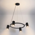 Brilagi - Luster na sajli SELE 4xGU10/30W/230V crne boje