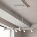 Brilagi - Luster na sajli SELE 6xGU10/30W/230V bela