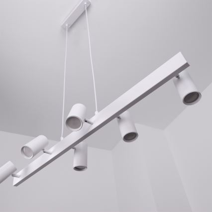 Brilagi - Luster na sajli SELE 6xGU10/30W/230V bela