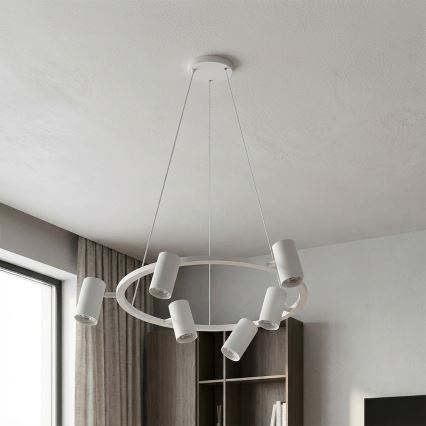 BRILAGI - Luster na sajli SELE 6xGU10/30W/230V bela