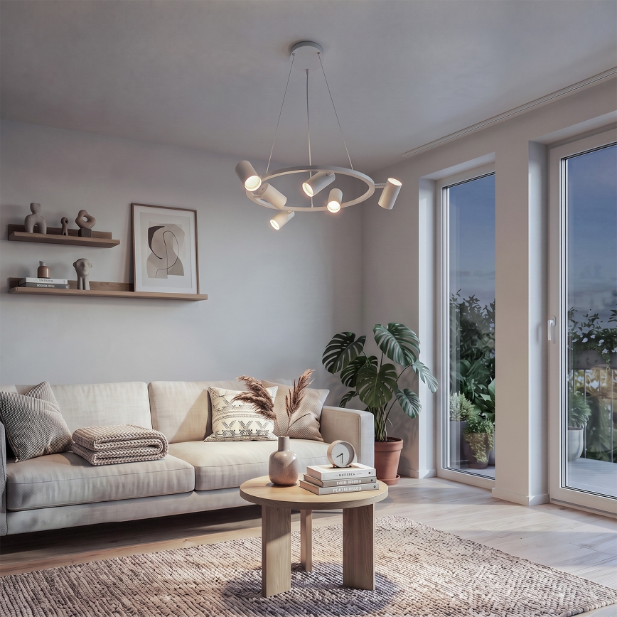 BRILAGI - Luster na sajli SELE 6xGU10/30W/230V bela