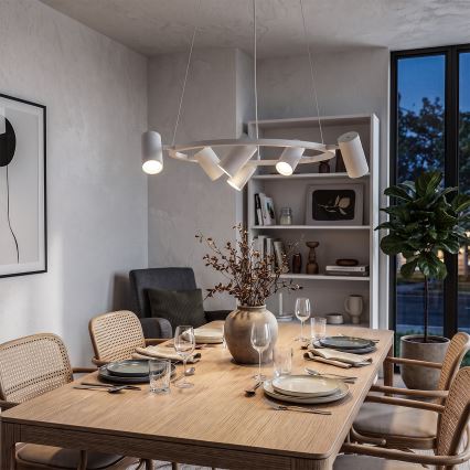 BRILAGI - Luster na sajli SELE 6xGU10/30W/230V bela
