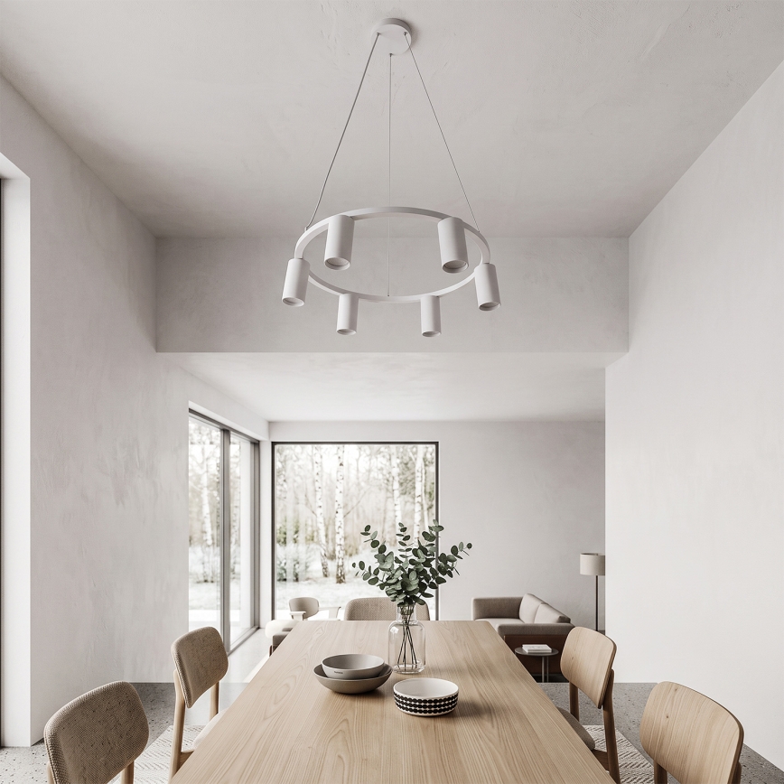 BRILAGI - Luster na sajli SELE 6xGU10/30W/230V beli