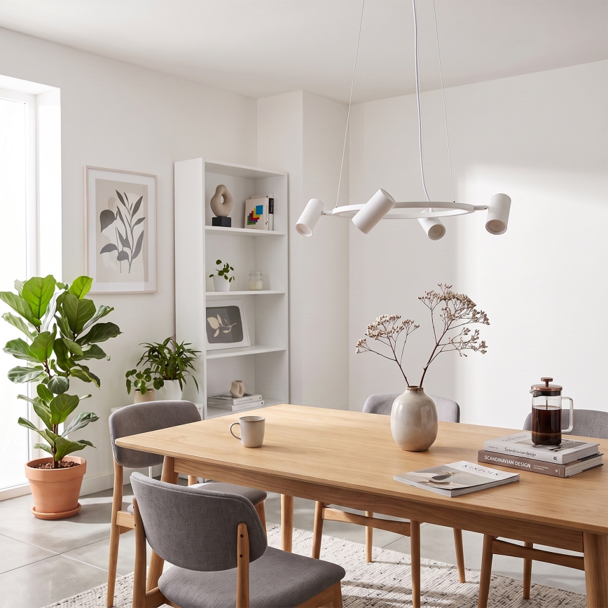 BRILAGI - Luster na sajli SELE 6xGU10/30W/230V beli