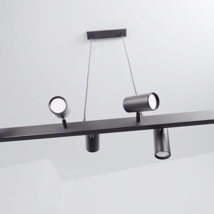 Brilagi - Luster na sajli SELE 6xGU10/30W/230V crna