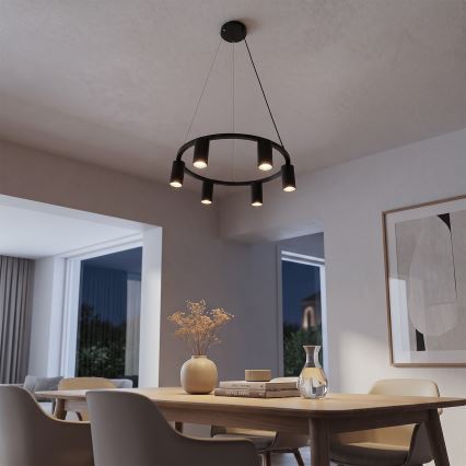 BRILAGI - Luster na sajli SELE 6xGU10/30W/230V crna