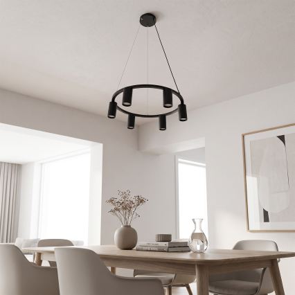 BRILAGI - Luster na sajli SELE 6xGU10/30W/230V crna
