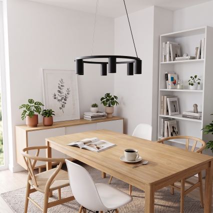 BRILAGI - Luster na sajli SELE 6xGU10/30W/230V crna
