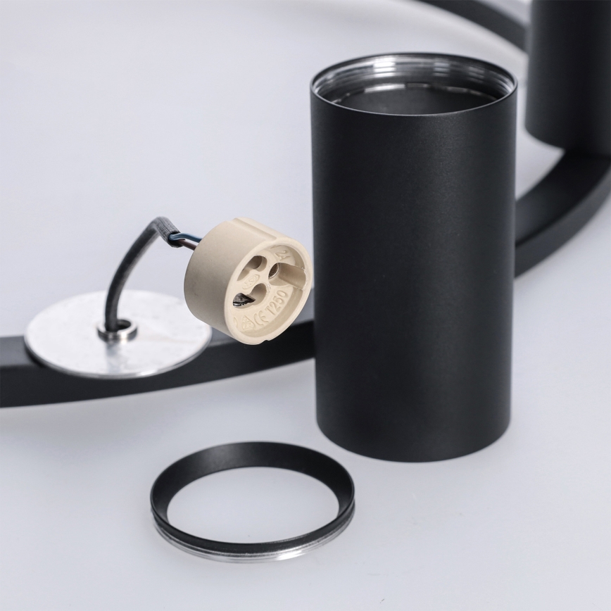 BRILAGI - Luster na sajli SELE 6xGU10/30W/230V crna