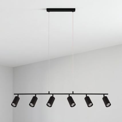 BRILAGI - Luster na sajli SELE 6xGU10/30W/230V crni