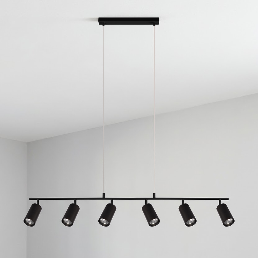 BRILAGI - Luster na sajli SELE 6xGU10/30W/230V crni