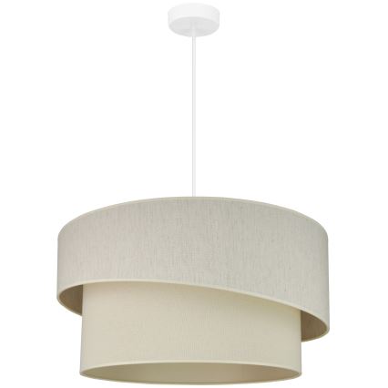 Brilagi - Luster na sajli SHINE 1xE27/15W/230V, prečnik 50 cm, krem