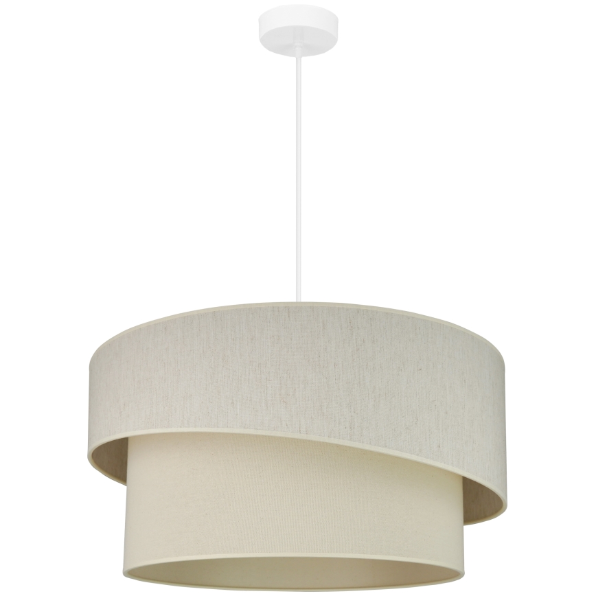 Brilagi - Luster na sajli SHINE 1xE27/15W/230V, prečnik 50 cm, krem