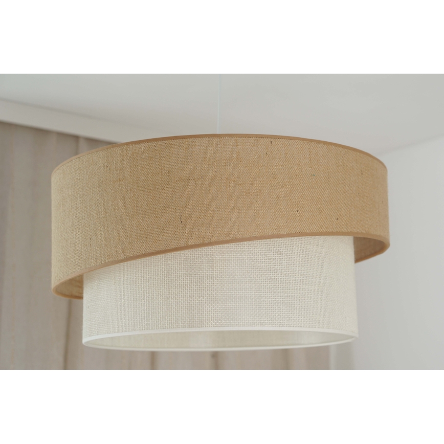 Brilagi - Luster na sajli SHINE 1xE27/15W/230V, Ø 50 cm, bež/krem