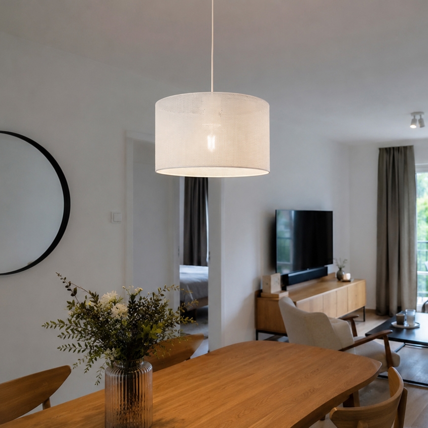 BRILAGI - Luster na sajli SIRIJA MODERN 1xE27/60W/230V pr. 35 cm bela