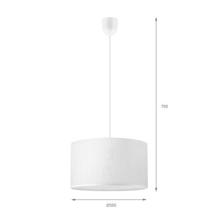 BRILAGI - Luster na sajli SIRIJA MODERN 1xE27/60W/230V pr. 35 cm bela