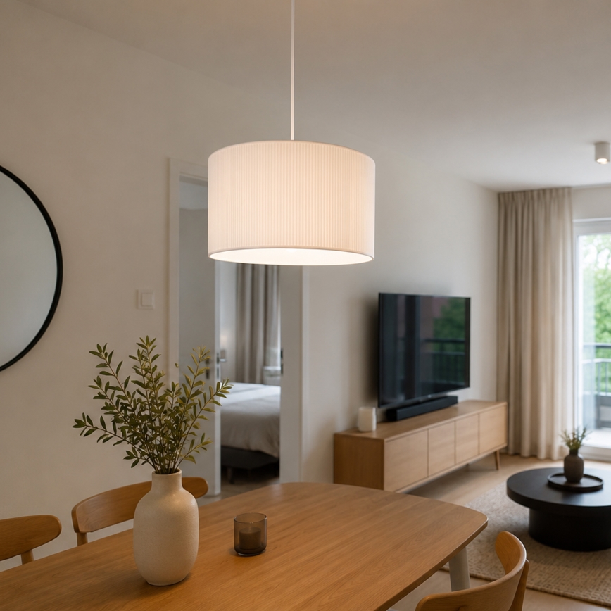 BRILAGI - Luster na sajli SIRIJA MODERN 1xE27/60W/230V Ø 35 cm bela