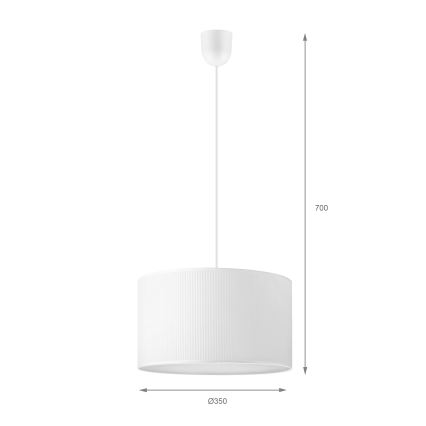BRILAGI - Luster na sajli SIRIJA MODERN 1xE27/60W/230V Ø 35 cm bela