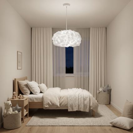 BRILAGI - Luster na sajli SOLEAIR 1xE27/60W/230V pr. 45 cm bela