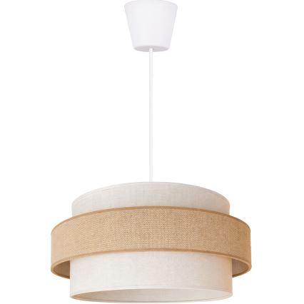 Brilagi - Luster na sajli SPACE 1xE27/60W/230V prečnik 40 cm bež/krem