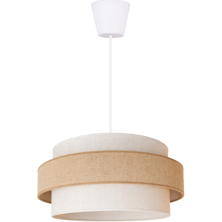 Brilagi - Luster na sajli SPACE 1xE27/60W/230V prečnik 40 cm bež/krem