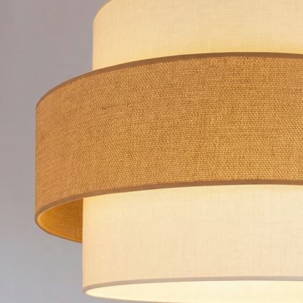 Brilagi - Luster na sajli SPACE 1xE27/60W/230V prečnik 40 cm bež/krem