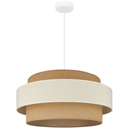 Brilagi - Luster na sajli SPACE LIGHT 1xE27/15W/230V prečnik 50 cm bež/krem