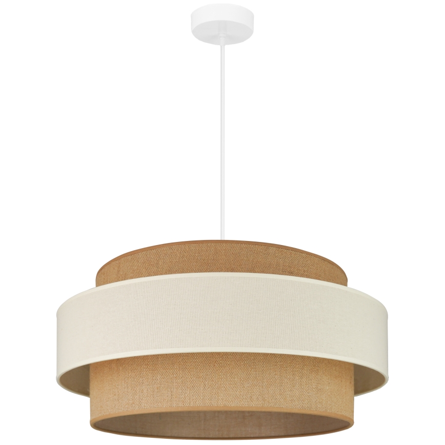 Brilagi - Luster na sajli SPACE LIGHT 1xE27/15W/230V prečnik 50 cm bež/krem