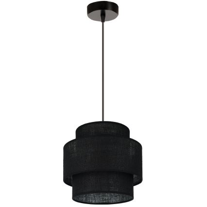 Brilagi - Luster na sajli SPACE YUTE 1xE27/15W/230V, prečnik 25 cm, crna