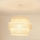Brilagi - Luster na sajli SPACE YUTE 1xE27/15W/230V prečnik 50 cm krem/bela
