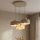Brilagi - Luster na sajli SPRING 3xE27/60W/230V bež/zlatna
