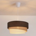 Brilagi - Luster na sajli TRIO 1xE27/60W/230V prečnik 40 cm braon/bež/bela