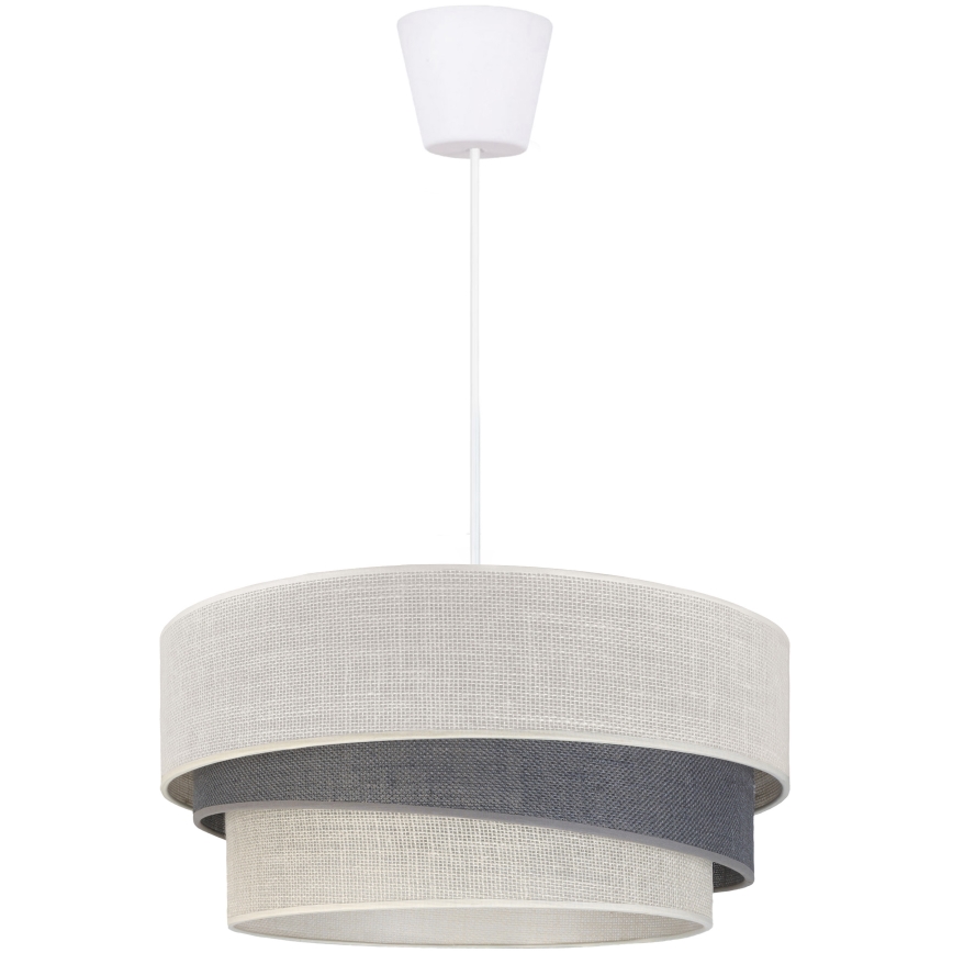 Brilagi - Luster na sajli TRIO 1xE27/60W/230V Ø 40 cm krem/siva