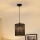 Brilagi - Luster na sajli TUBES 1xE27/15W/230V, prečnik 20 cm, crna