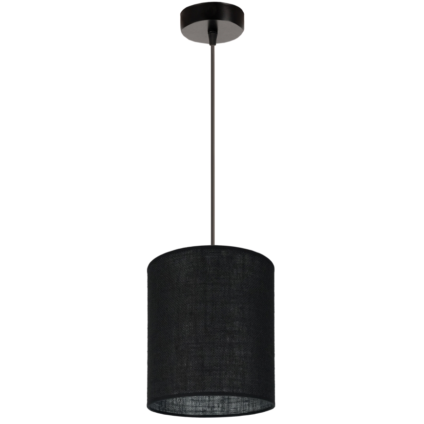 Brilagi - Luster na sajli TUBES 1xE27/15W/230V, prečnik 20 cm, crna