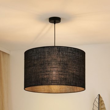 Brilagi - Luster na sajli TUBES ROLLER 1xE27/15W/230V, prečnika 50 cm, u crnoj boji