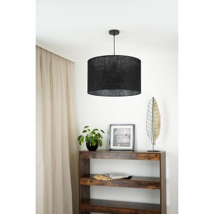 Brilagi - Luster na sajli TUBES ROLLER 1xE27/15W/230V, prečnika 50 cm, u crnoj boji