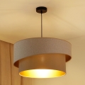 Brilagi - Luster na sajli VEGAS SHINE 1xE27/15W/230V Ø 50 cm krem/bež