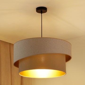 Brilagi - Luster na sajli VEGAS SHINE 1xE27/15W/230V Ø 50 cm krem/bež