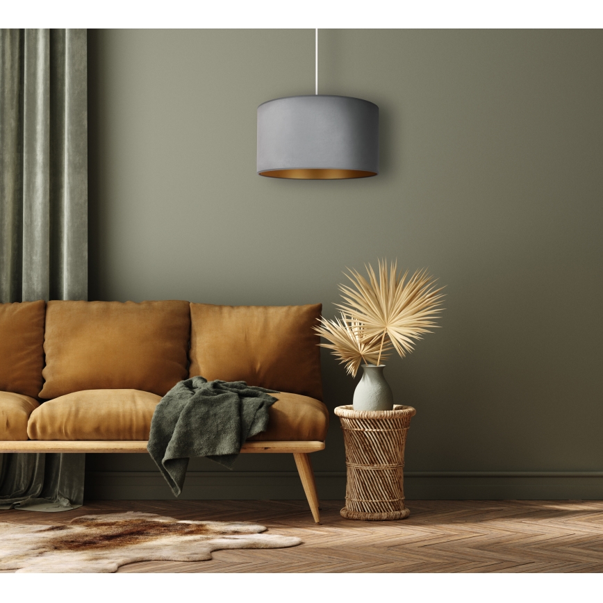 Brilagi - Luster na sajli VELVET 1xE27/40W/230V mint/zlatna