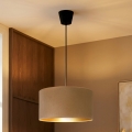 Brilagi - Luster na sajli VELVET 1xE27/60W/230V prečnik 40 cm bež/zlatna